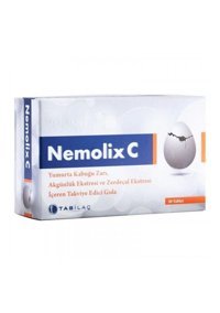 Tabilaç Nemolix C Zerdeçallı Yetişkin Mineral 30 Adet