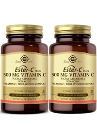 Solgar Ester-C Plus Yetişkin Mineral 2x50 Adet