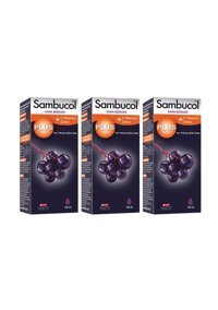 Sambucol Plus Kara Mürver Özütü Yetişkin 3x120 ml