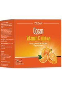 Orzax Ocean Vitamin C Greyfurtlu Limonlu Mandalinalı Portakallı Yetişkin 30 Adet