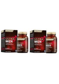 Nutraxin Ultra Men Demir Dikeni Kereviz Ginseng Zencefil Karanfil Tarçın Sahil Çamı Kabugu Yetişkin Mineral 2x60 Adet