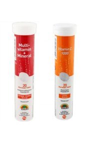 Sunlife Portakal Greyfurt Limon Yetişkin Mineral 2x20 Adet
