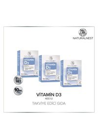 Naturalnest Vitamin D3 Yetişkin 3x10 ml