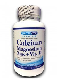 Nutrivita Nutrition Calcium Magnesium Yetişkin 120 Adet