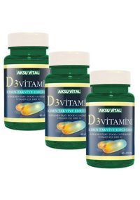 Aksu Vital D3 Vitamini Yetişkin 3x60 Adet