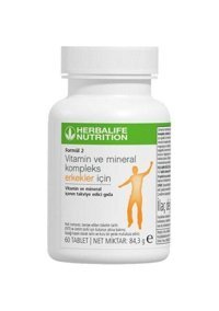 Herbalife Formül 2 Vitamin Ve Mineral Kompleks Erkekler İçin Yetişkin Mineral 60 Adet