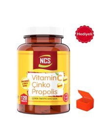 Ncs Vitamin C Çinko Propolis Propolis Yetişkin 120 Adet + Hap Kutusu