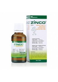 Berko Zinco Portakallı Yetişkin Mineral 30 Adet