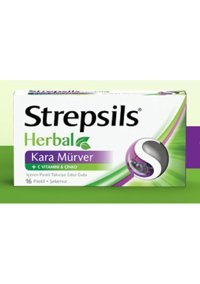 Strepsıls Herbal Karamürverli Yetişkin Mineral 16 Adet