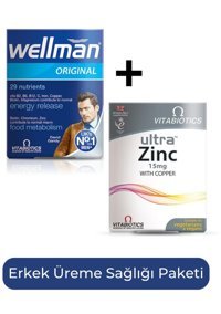 Vitabiotics Ultra Zinc-Wellman Original Yetişkin Mineral 29 Adet