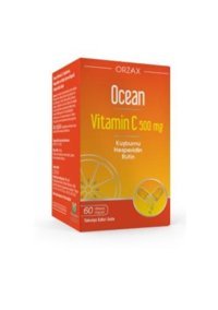 Ocean Vitamin C Limonlu Yetişkin 60 Adet
