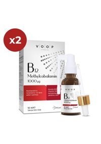 Voop B12 Methylcobalamin Yetişkin 2x10 Adet