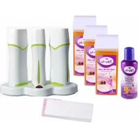 Vivol 3+1 Roll-On Ağda Makinesi + 3xNaturel Kartuş Ağda + Ağda Bezi + Temizleme Yağı