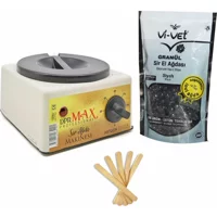 Dprmax 1+1 Boncuk Ağda Makinesi + Siyah Boncuk Ağda + Spatula