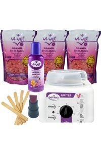 Depiroll Depiroll 1+1 Boncuk Ağda Makinesi + 3xPudralı Boncuklu Ağda + Spatula + Temizleme Yağı