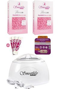 Smoothly 1+1 Boncuk Ağda Makinesi + 2xBoncuk Ağda + Karınca Yağı + 4xTemizleme Mendiil