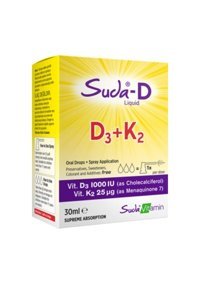 Suda D3+K2 Yetişkin 30 ml