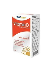Wellcare Vitamin D3 600 Iu Yetişkin 5 ml