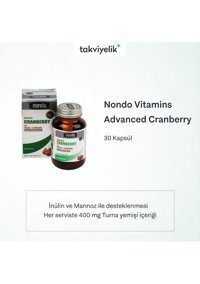 Nondo Advanced Cranberry Turna Yemişi Yetişkin 30 Adet