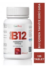 Leeroy Vitamin B12 Yetişkin 120 Adet