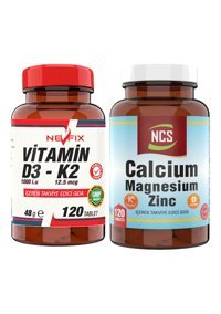 Ncs D&K Kalsiyum+Vitamin D3 K2 Yetişkin 2x120 Adet