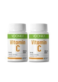 Voonka Vitamin C Portakallı Yetişkin 2x62 Adet