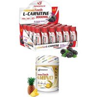 Powertech Thermotech Karadut Aromalı L-Karnitin 24 Shot + Aminotech Ananas Aromalı 500 gr