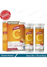 Nutraxin Vitamin C Nutraxin Vitals C Vitamini 28 Çiğneme Tableti 2 Adet Yetişkin 28 Adet