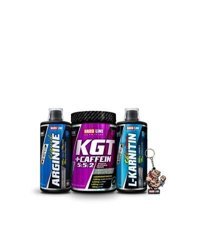 Hardline Nutrition Thermo Karpuz Aromalı L-Karnitin 1000 ml Sıvı + KGT +Kafein 1000 gr + Arjinin 1000 ml