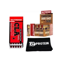 Nutrend Portakal Aromalı L-Karnitin 20 Shot + Nutrend Cla 60 Kapsül + Havlu