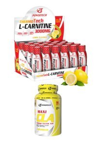 Powertech Thermotech Limon Aromalı L-Karnitin 24 Shot + Maxi CLA 90 Kapsül