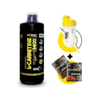 Ronic Nutrition Böğürtlen Aromalı L-Karnitin 1000 ml Sıvı + Tek Kullanımlık Whey Protein 2 Adet + Shaker