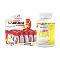 Powertech Thermotech Limon Aromalı L-Karnitin 24 Shot + Clatech Cla 100 Kapsül
