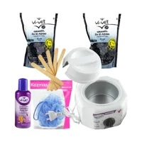 Depiroll Jüpiter 1+1 Boncuk Ağda Makinesi + 2xSiyah Boncuk Ağda + Spatula + Temizleme Yağı + Lif