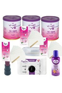 Depiroll Depiroll 1+1 Kazanlı Ağda Makinesi + 3xSir Ağda + Spatula + 3xAğda Bandı + Temizleme Yağı