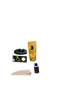 Ege Sir 1+1 Boncuk Ağda Makinesi + Naturel Boncuk Ağda + Spatula + Ağda Bezi + Temileme Yağı