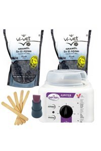 Depiroll 1+1 Kazanlı Ağda Makinesi + Granül Ağda + Spatula