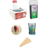 Egesir 1+1 Boncuk Ağda Makinesi + Azulen Boncuk Ağda + Kartuş + Spatula + Ağda Bezi