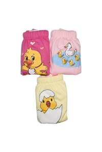 Poope's 10-15 kg 3'lü Sızdırmayan Yıkanabilir Civciv-Ördek Desenli Alıştırma Külodu