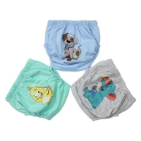 Babixkids 12 kg 3'lü Sızdırmayan Yıkanabilir Civciv-Fil-Köpek Desenli Alıştırma Külodu