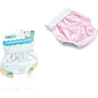 Baby 15 kg Tekli Sızdırmayan Yıkanabilir Beyaz-Pembe Alıştırma Külodu