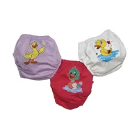 Story Baby 9 kg 3'lü Sızdırmayan Yıkanabilir Civciv-Ördek Desenli Alıştırma Külodu