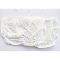 Kezban Tekstil 15-19 kg 3'lü Sızdırmayan Yıkanabilir Beyaz Alıştırma Külodu