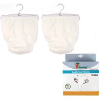 Havuç ALK005 15-20 kg 2'li Sızdırmayan Yıkanabilir Beyaz Alıştırma Külodu