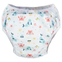 Sevi Bebe 19 kg 4'lü Sızdırmayan Yıkanabilir Balık-Deniz Anası-Deniz Yıldızı-Fok-Yengeç Desenli Alıştırma Külodu