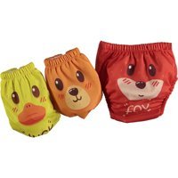 Poope's 12 kg 3'lü Sızdırmayan Yıkanabilir Ayıcık-Ördek Desenli Alıştırma Külodu
