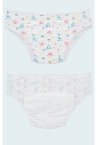 Sevi Bebe 10-15 kg Tekli Sızdırmayan Yıkanabilir Deniz Anası-Fok-Yengeç Desenli Alıştırma Külodu