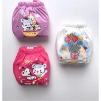 Babixkids 9 kg 3'lü Sızdırmayan Yıkanabilir Ayıcık Desenli Alıştırma Külodu