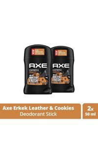 Axe Leather & Cookies Pudrasız Ter Önleyici Stick Erkek 2x50 ml