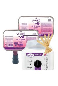Depiroll Depirol 1+1 Kazanlı Ağda Makinesi + 2xEl Ağda + Spatula
